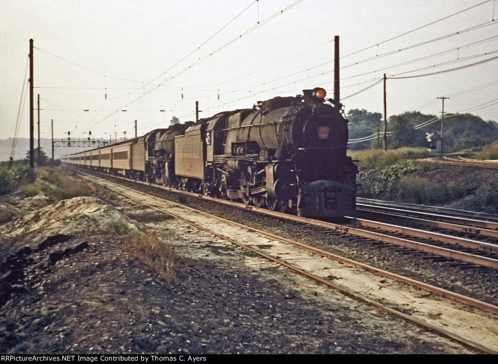 PRR Passenger Double Header, c. 1956